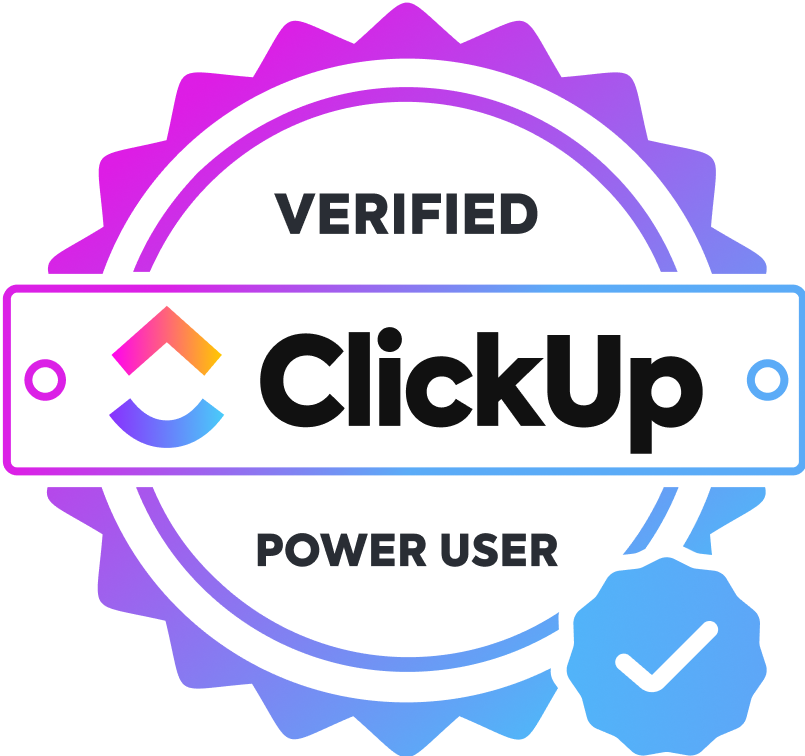 ClickUp Verified Community Badge